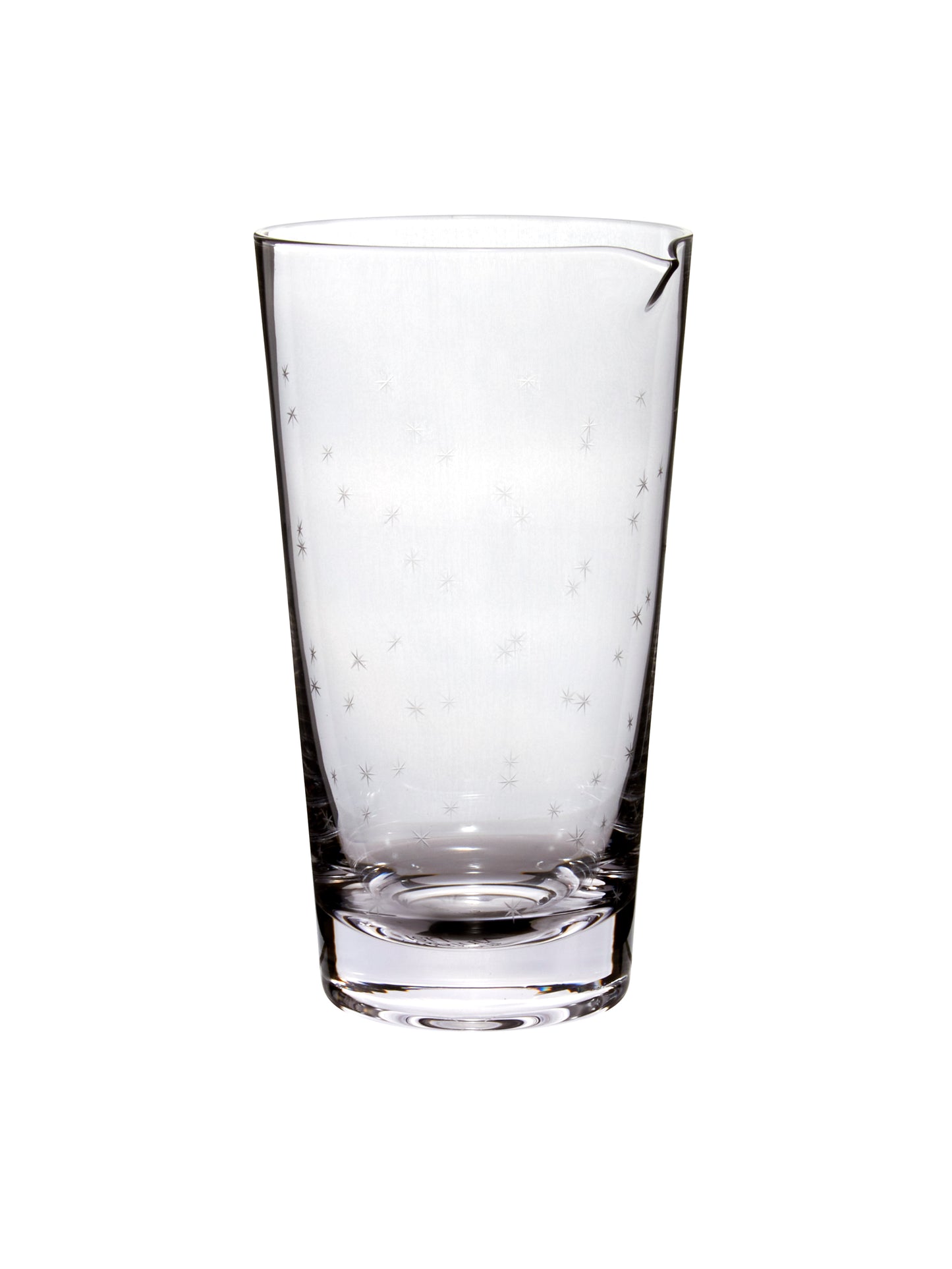 Crystal Mixing Glass with Stars Weston Table