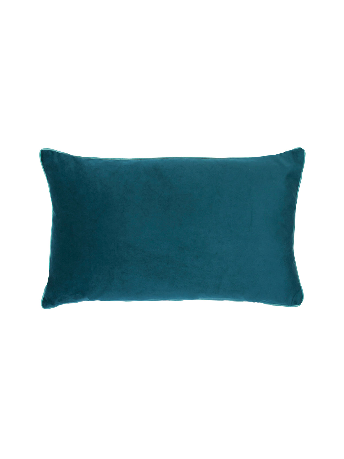Duck Blue Velvet Pillow 20 Inch Weston Table