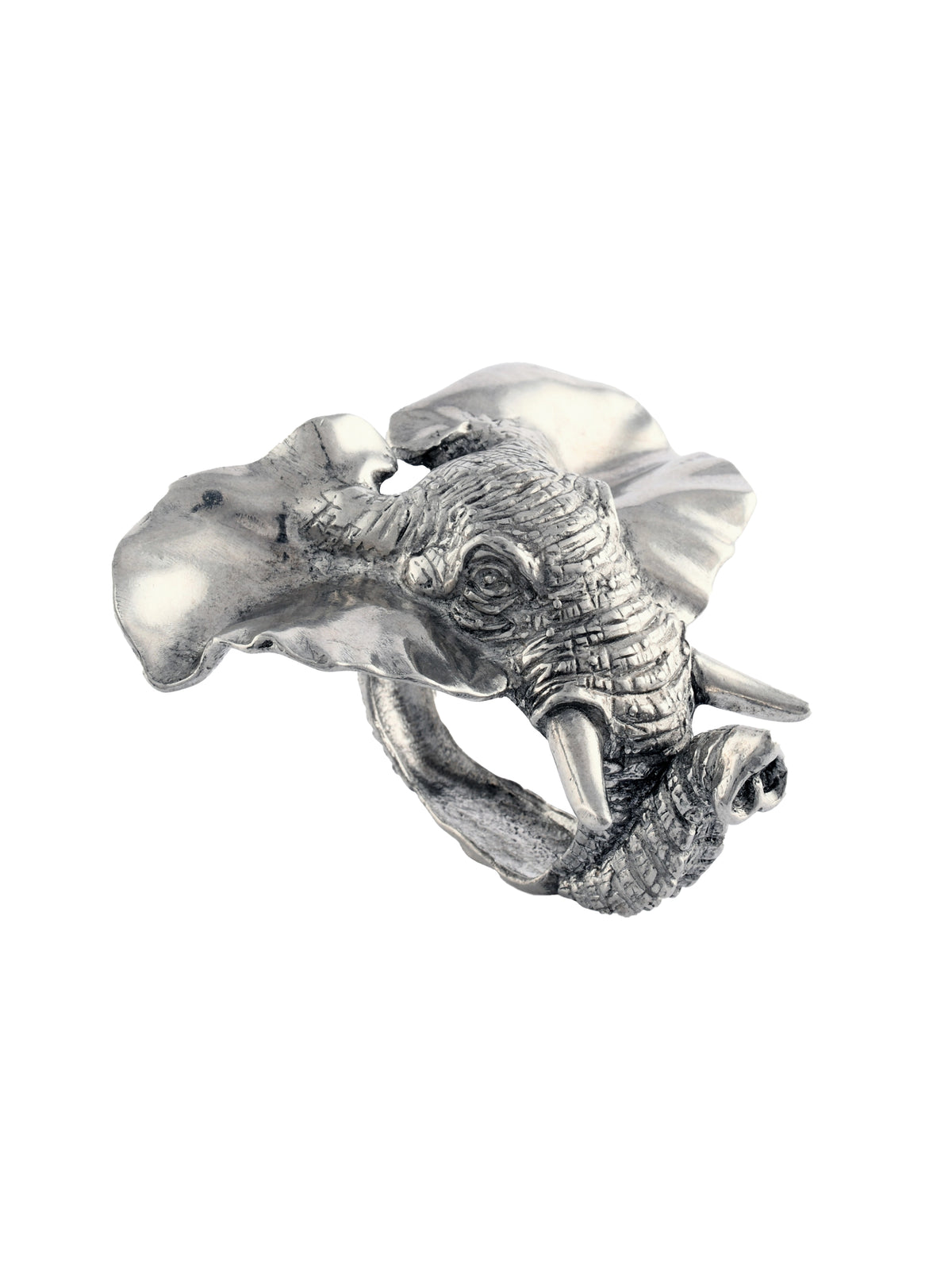 Elephant Pewter Napkin Rings Weston Table
