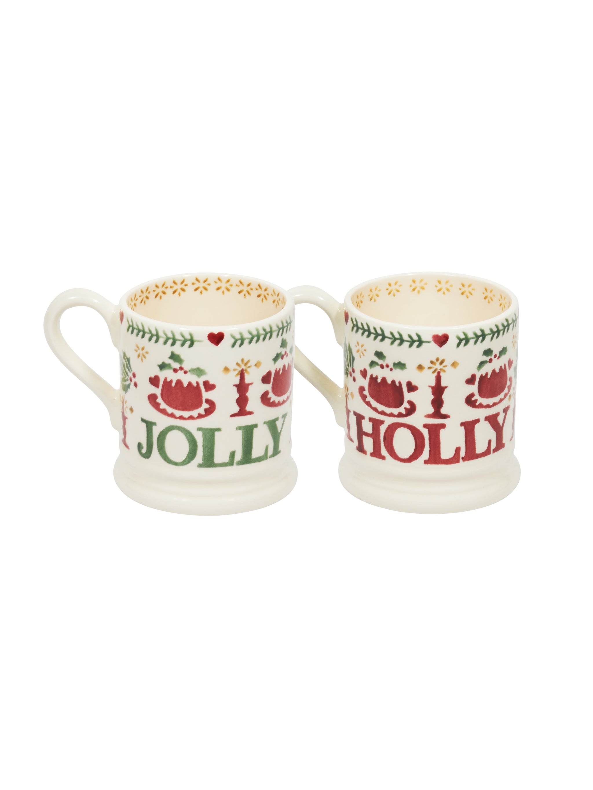 Emma Bridgewater Rise and Shine Set of 2 Half Pint Mug Boxed