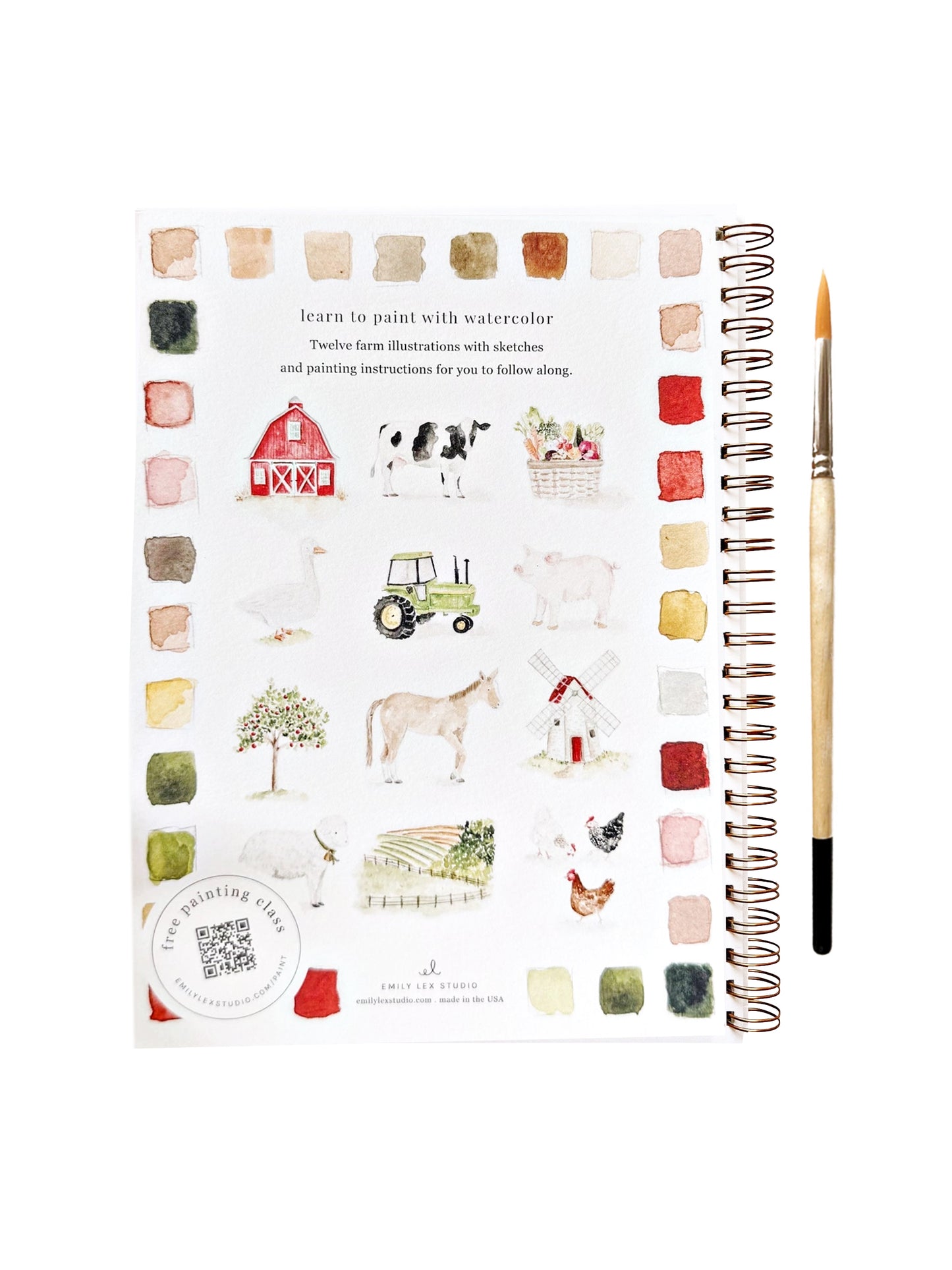 Farm Watercolor Gift Set Weston Table