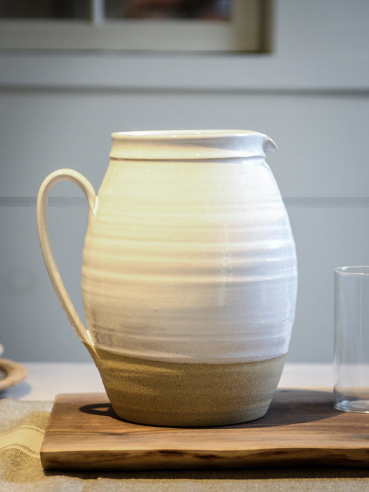 Farmhouse Pottery Barrel Jug Large Weston Table