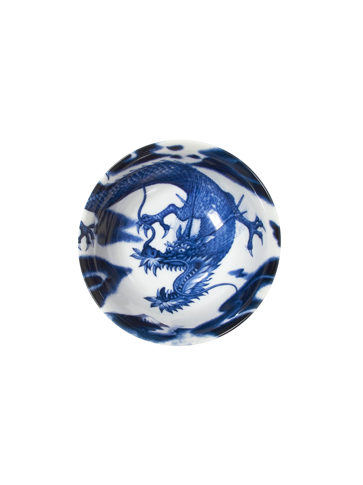 Flying Blue Dragon Bowl Medium Weston Table