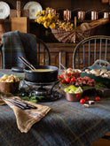 Swissmar Black Enamel Professional Cast Iron Fondue Pot Weston Table