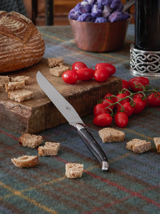 Forge de Laguiole Ebony Bread Knife Weston Table