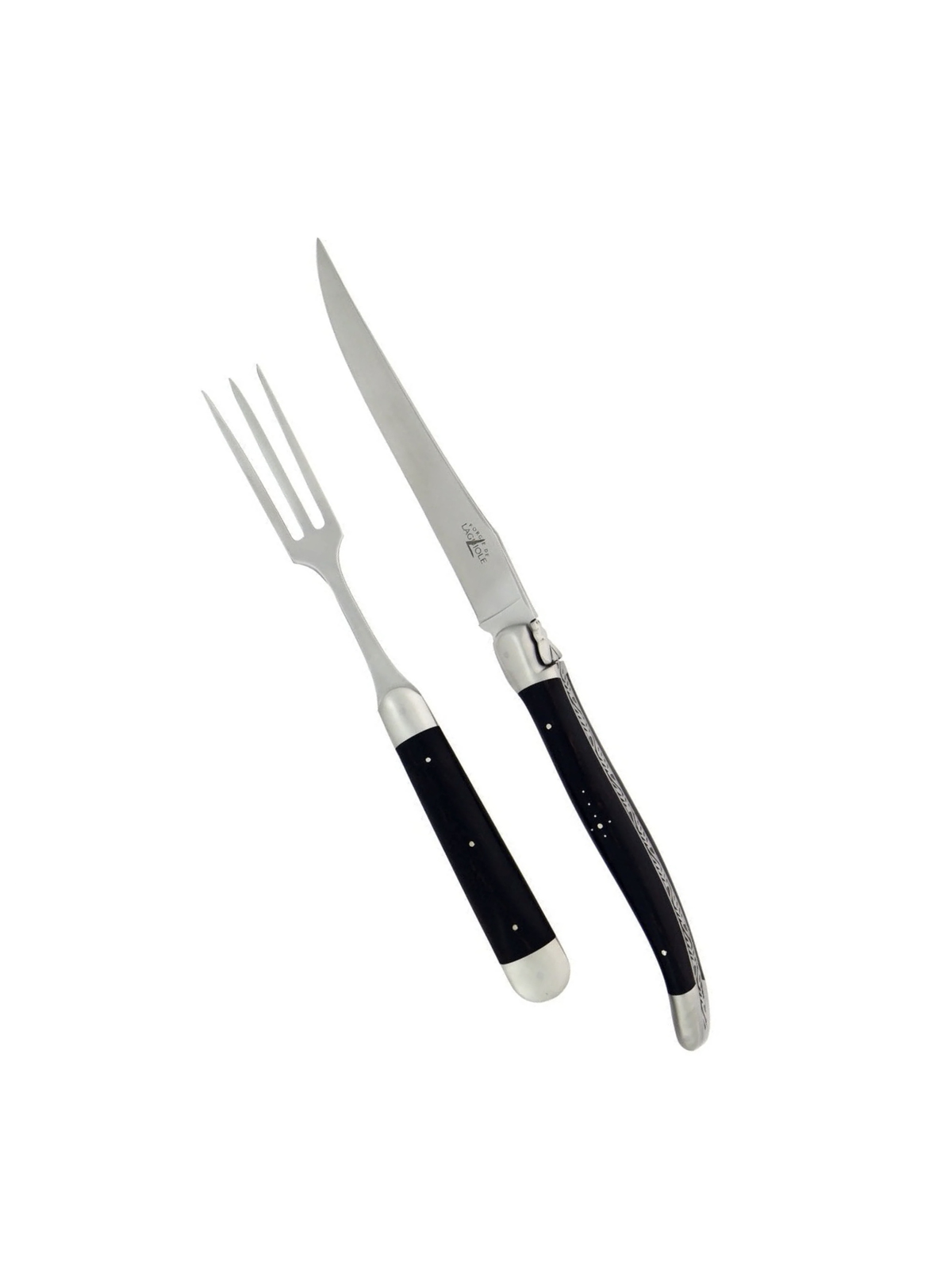 Forge de Laguiole Ebony XL Carving Set Weston Table