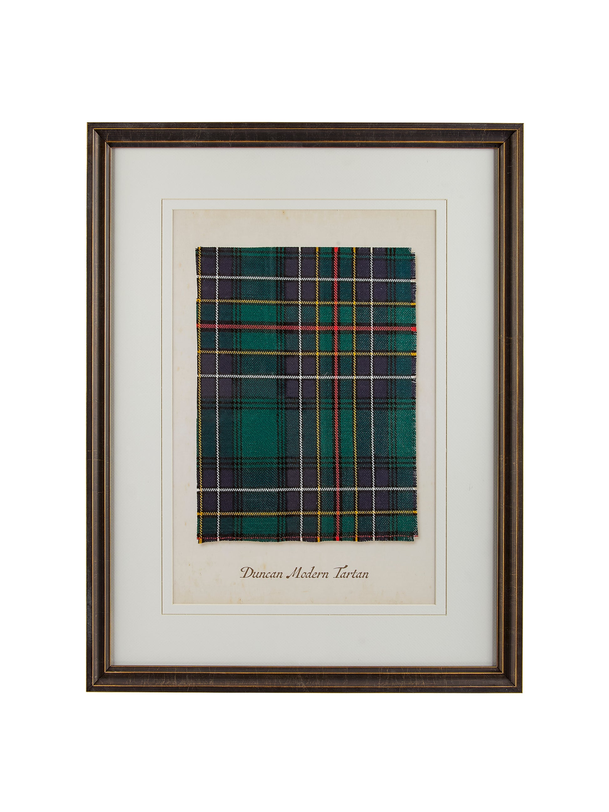 Framed Clan Tartan Duncan Modern Weston Table