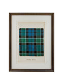 Framed Clan Tartan Graham Tartan Weston Table