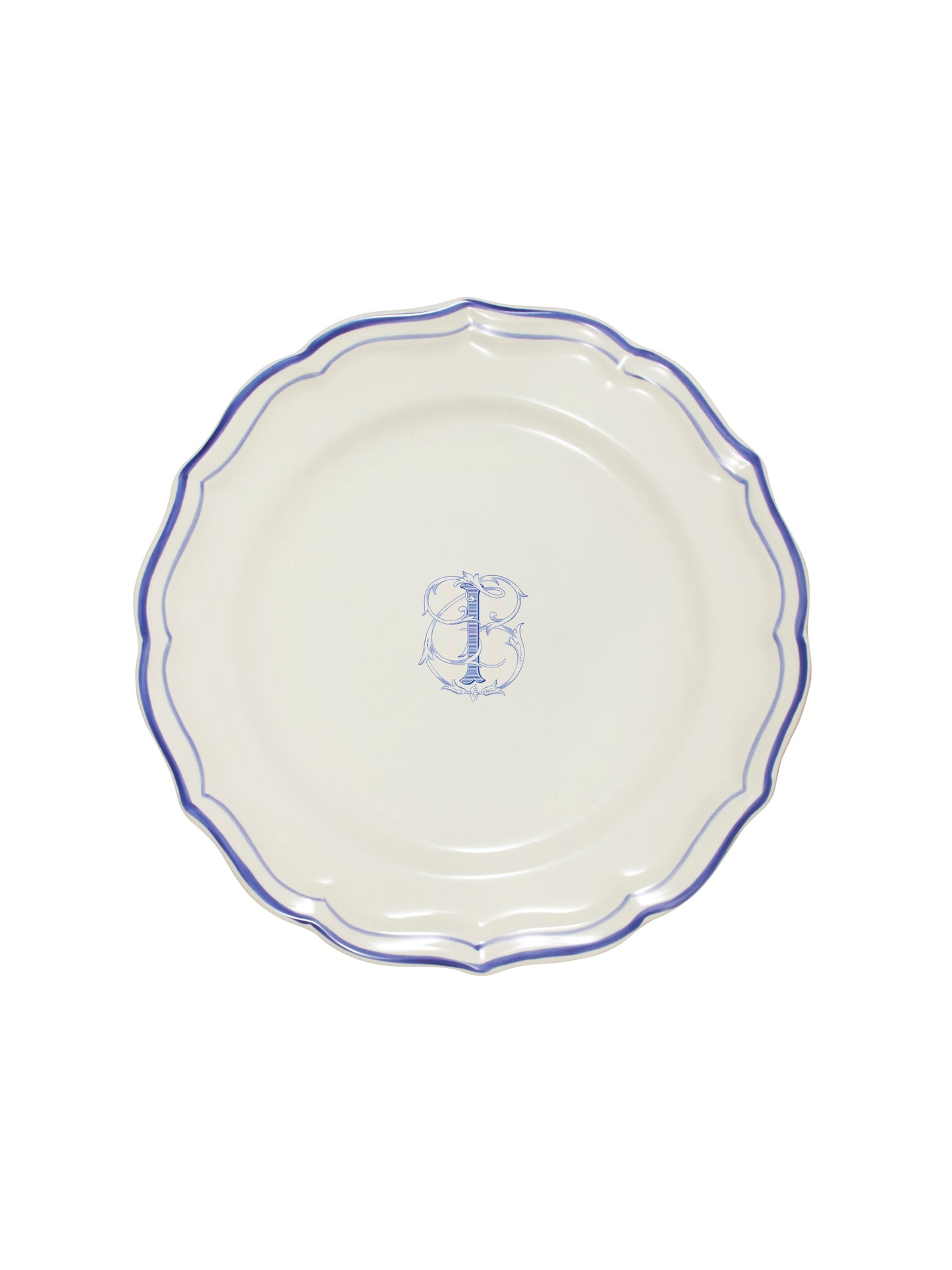 Gien Filet Bleu Dinner Plate I Weston Table