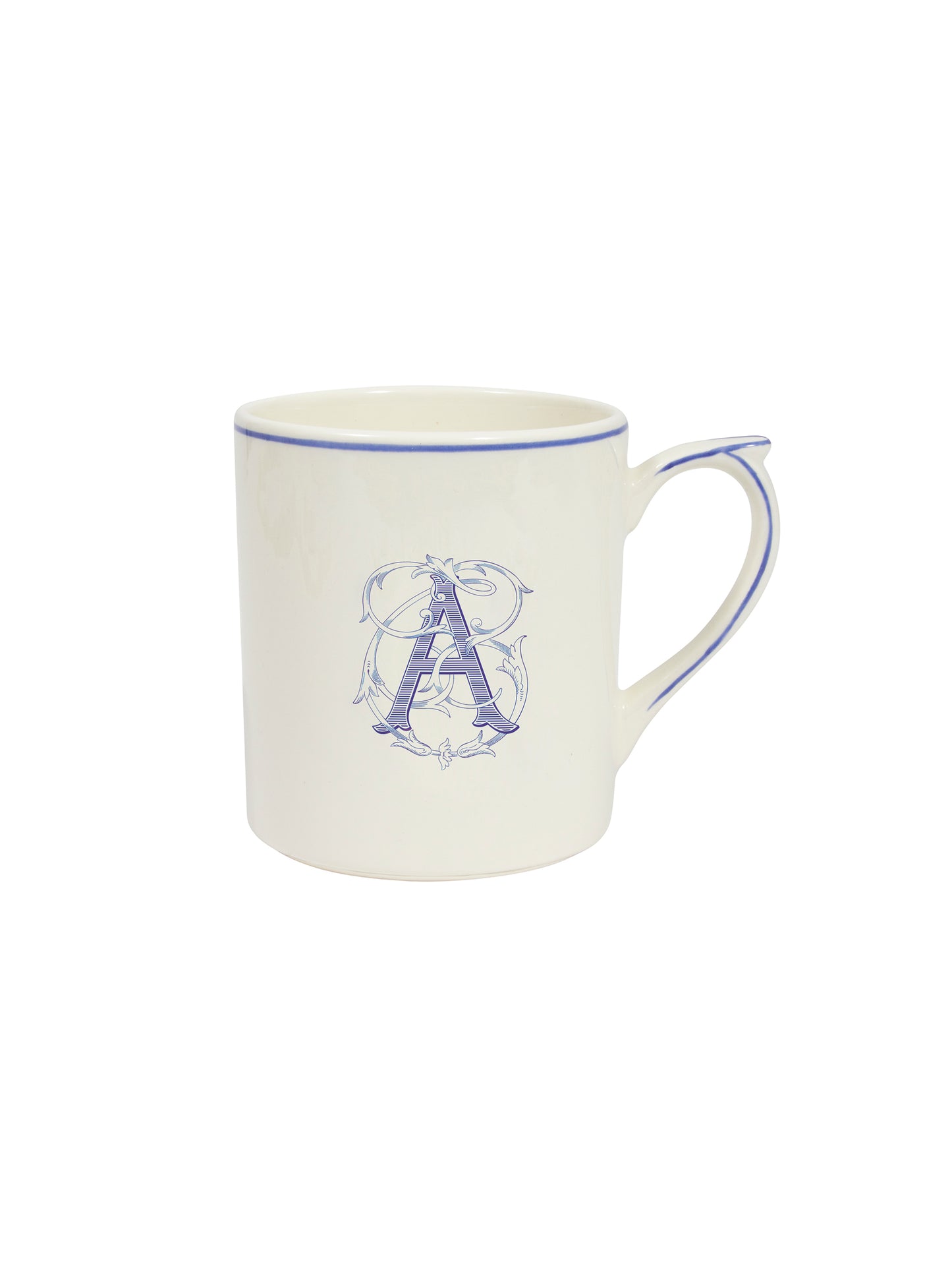 Gien Filet Blue Mug A Weston Table