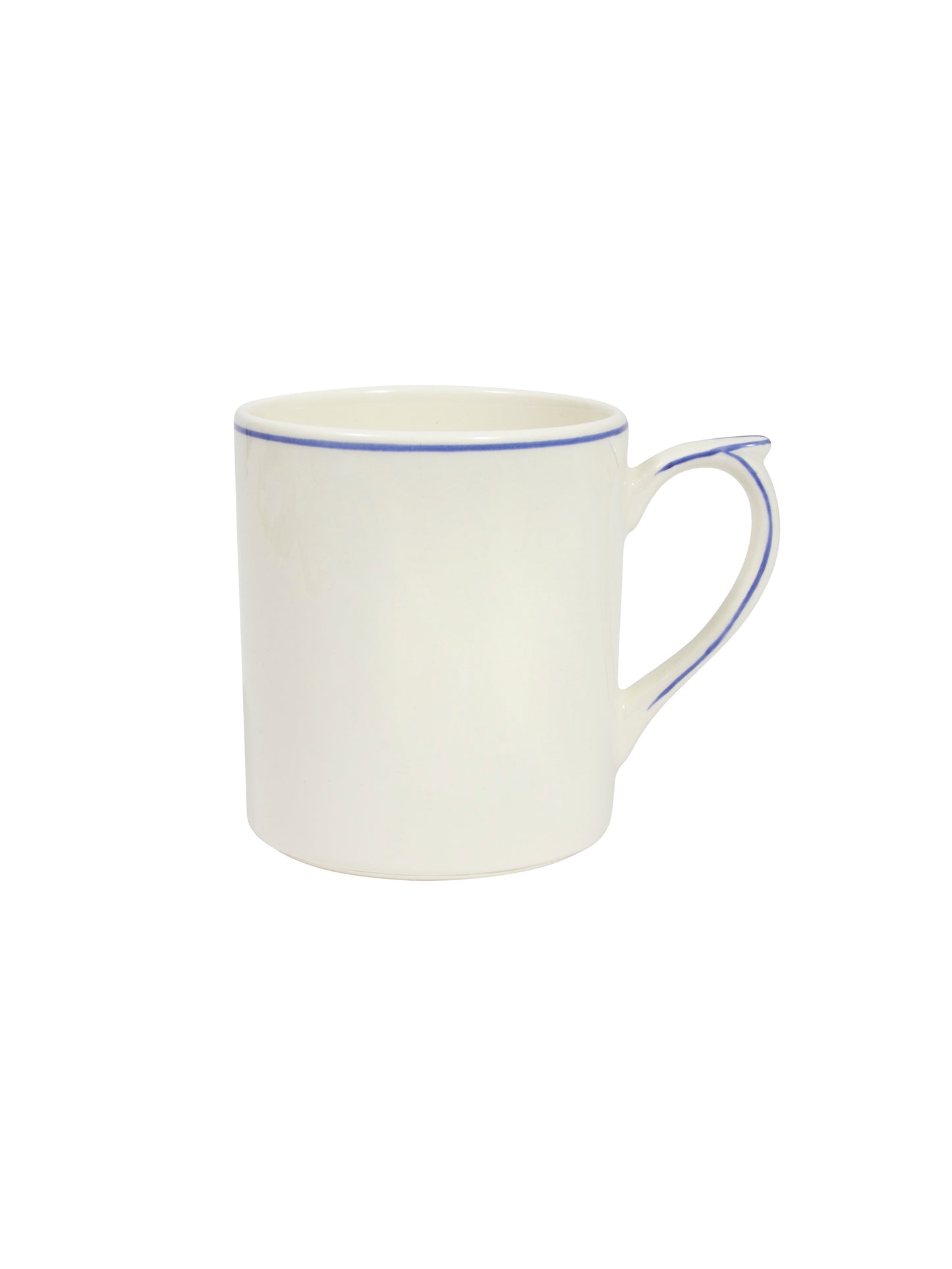 Gien Filet Blue Mug Custom Weston Table