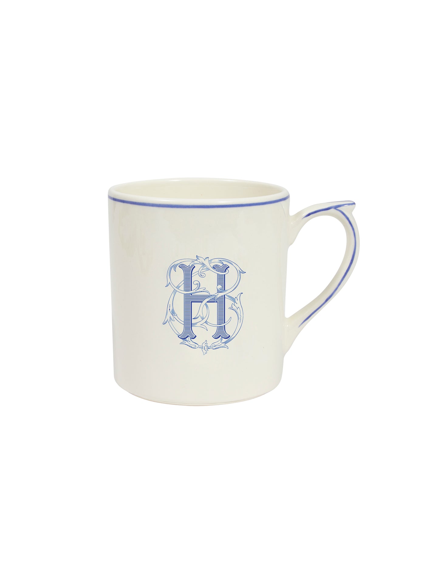 Gien Filet Blue Mug H Weston Table