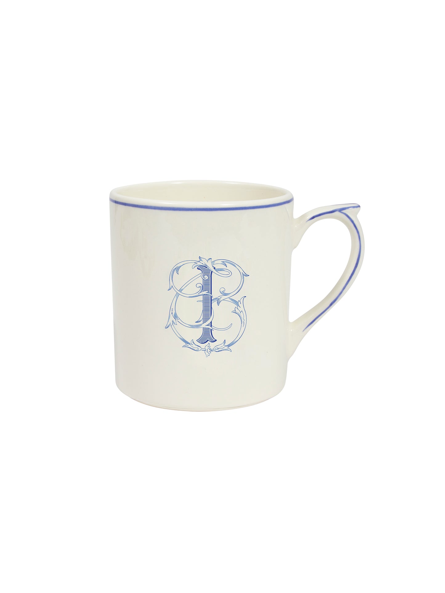 Gien Filet Blue Mug I Weston Table