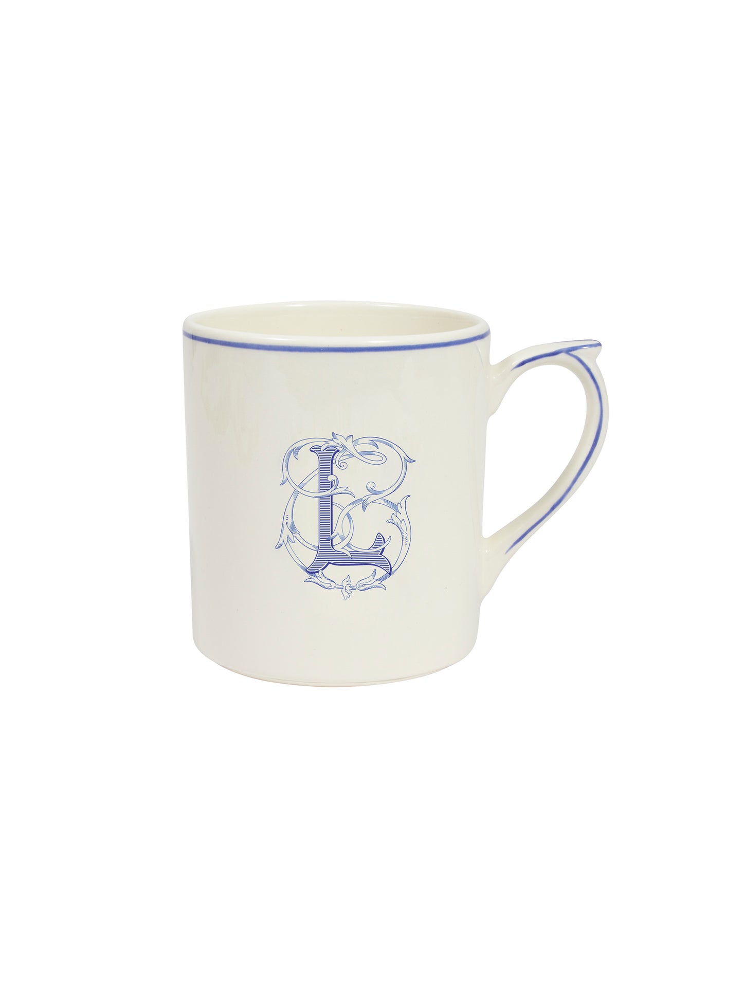 Gien Filet Blue Mug L Weston Table