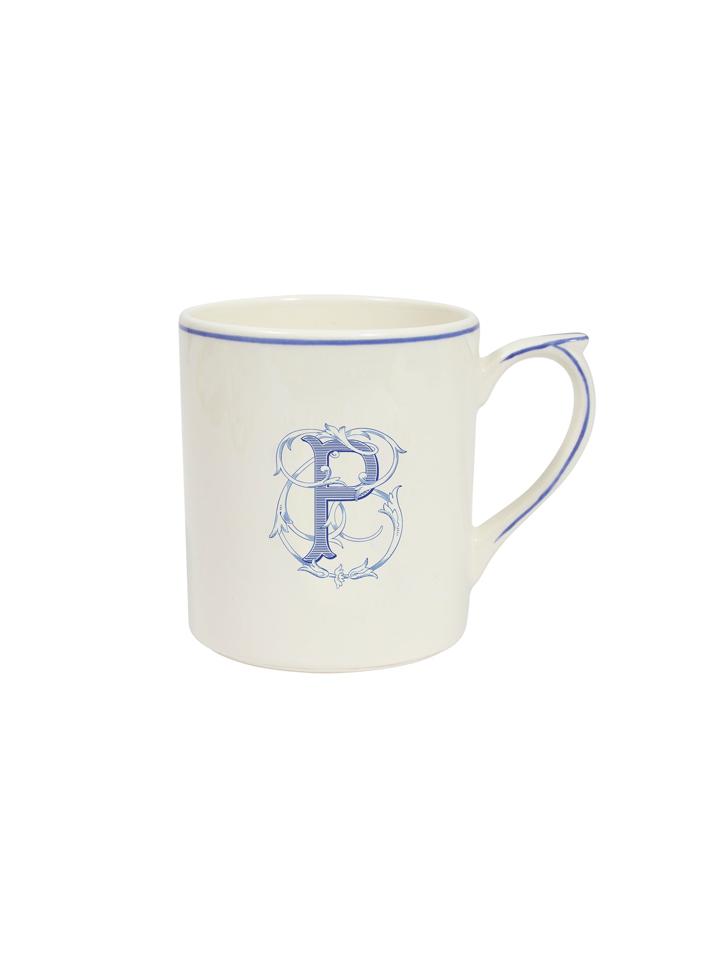 Gien Filet Blue Mug P Weston Table