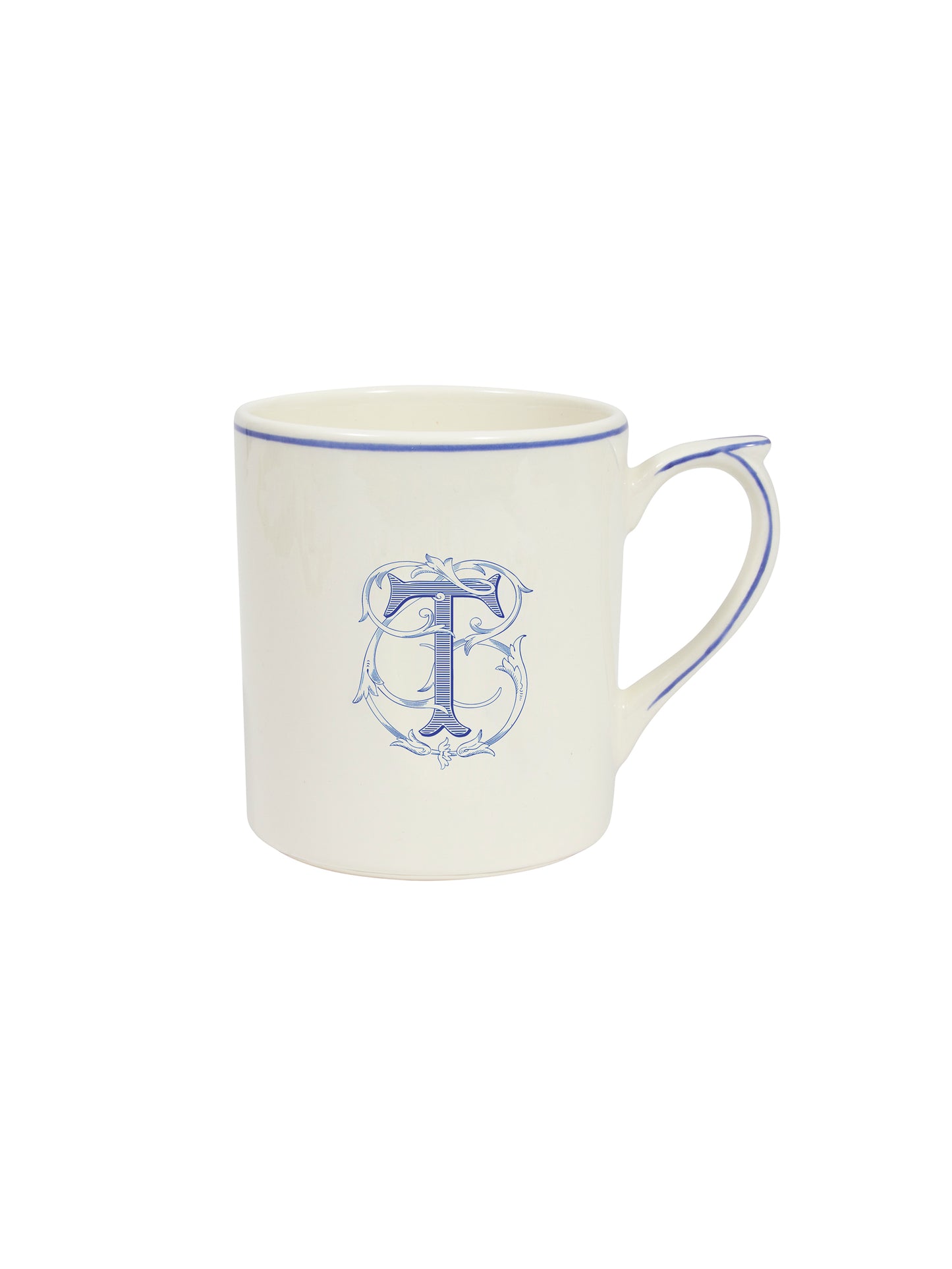 Gien Filet Blue Mug T Weston Table