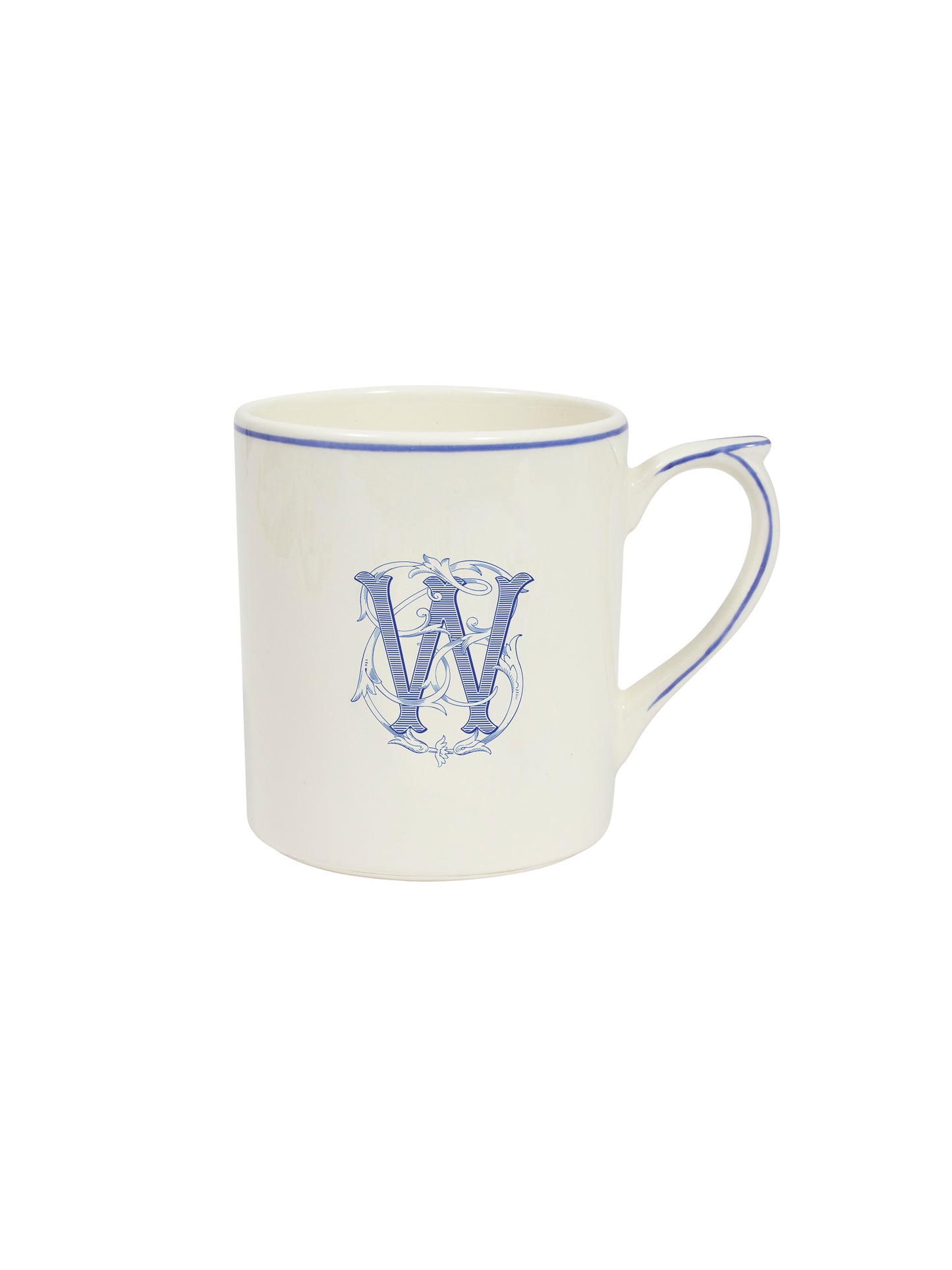 Gien Filet Blue Mug W Weston Table