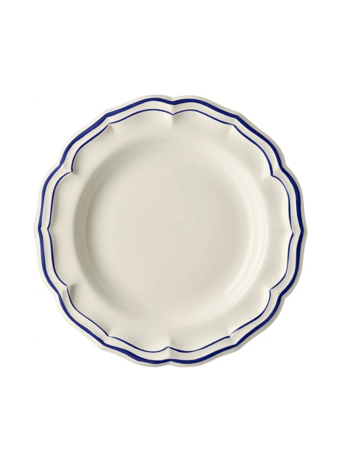 Gien Filet Cobalt Deep Round Dish Weston Table