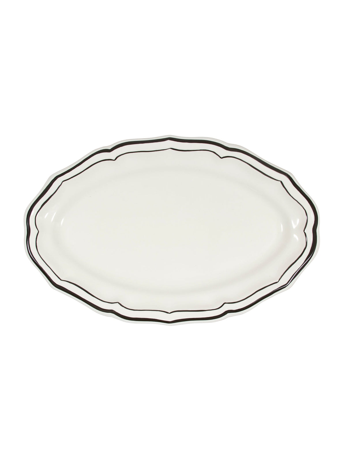 Gien Filet Midnight Oval Platter Weston Table