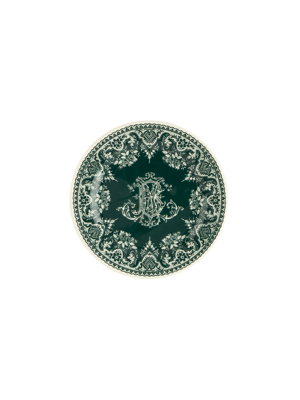 Gien Les Dépareillées Monogram Coaster or Mini Plates Weston Table