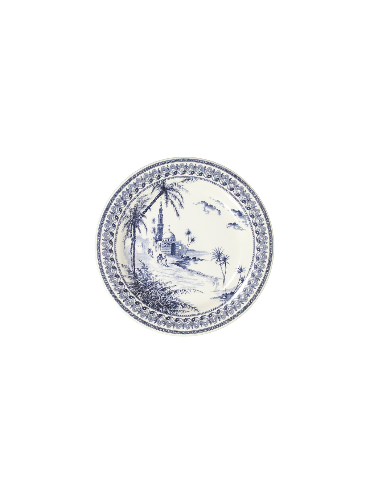 Gien Les Depareillees Vue Orient Blue Canape Plate Set Weston Table