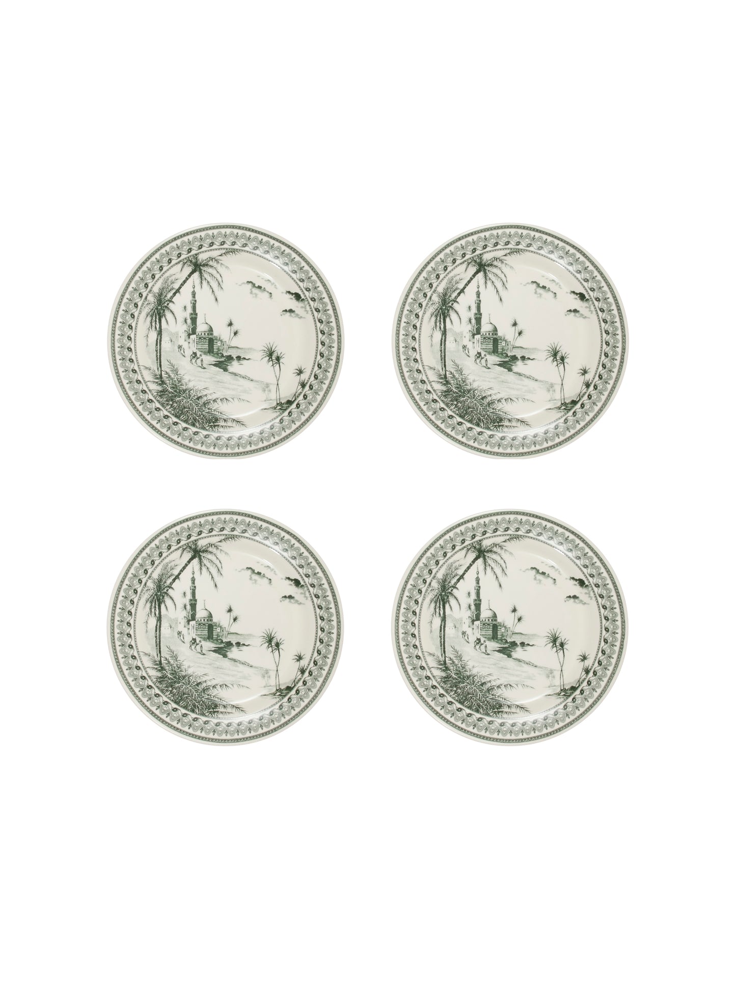 Gien Les Depareillees Vue Orient Canape Plate Set Weston Table