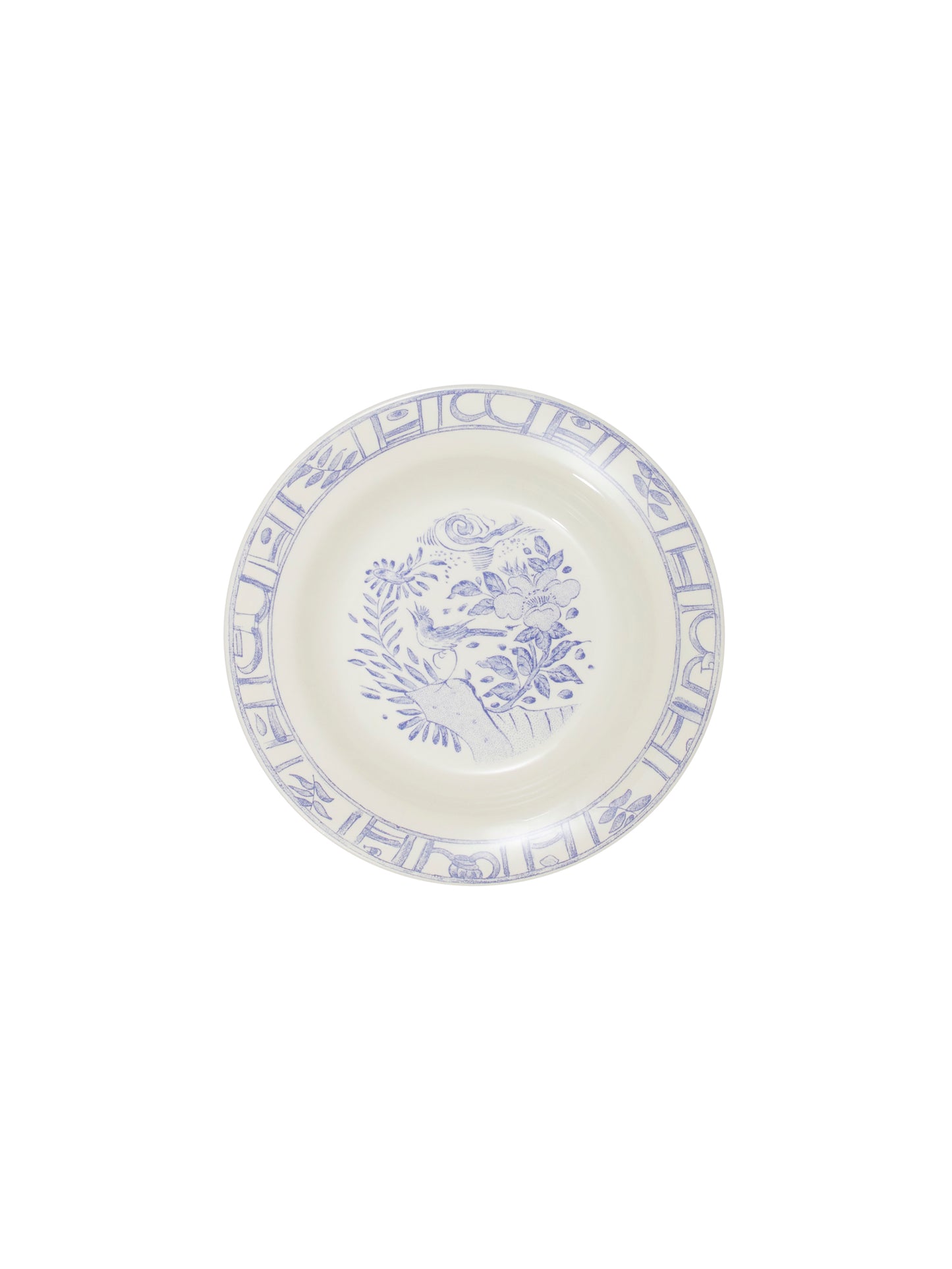 Gien Oiseau Bleu Soup Plates Weston Table