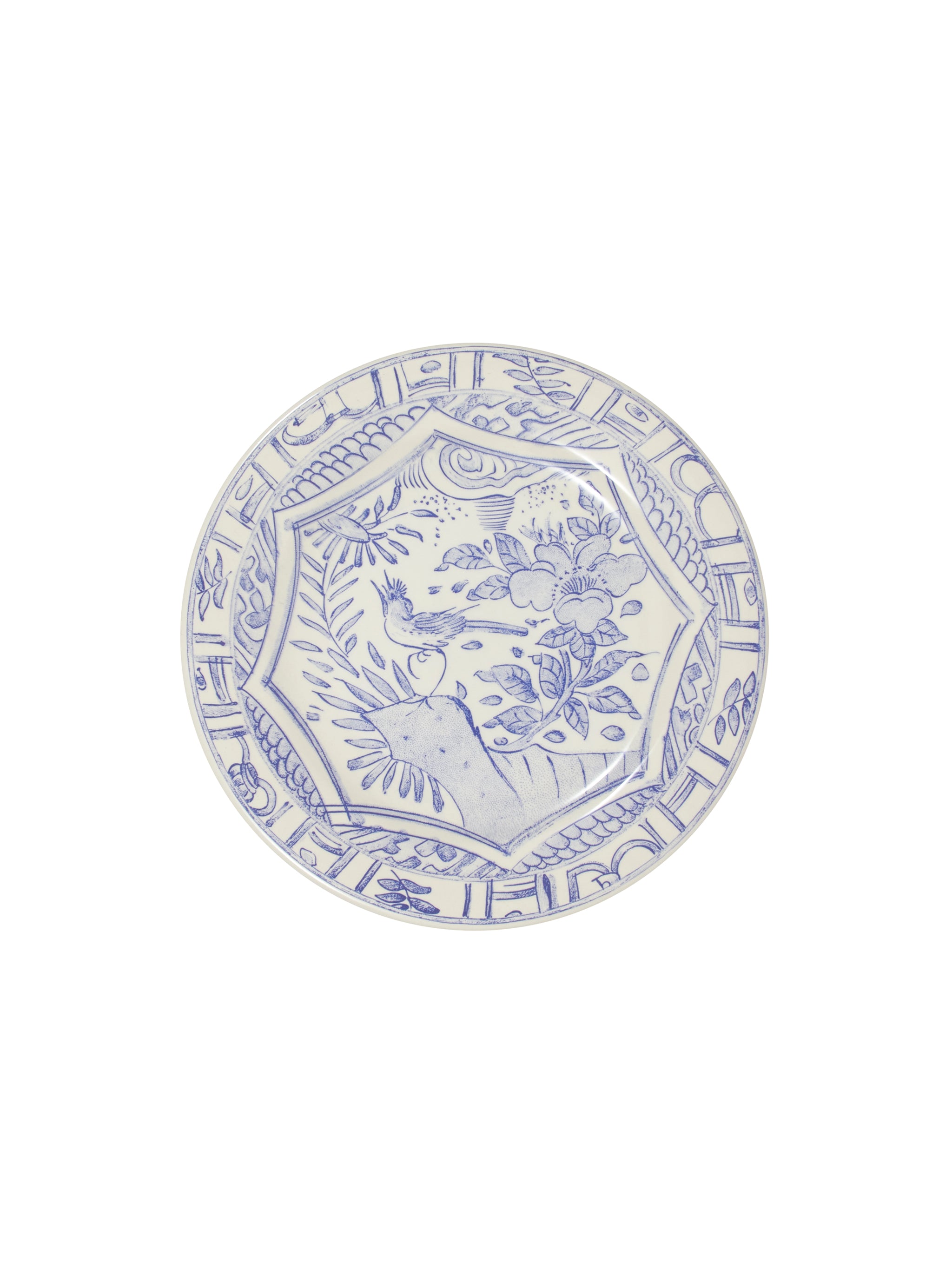 Gien Les Oiseaux　ディナープレート2枚 Gien Les Oiseaux Dinnerware | artedona.