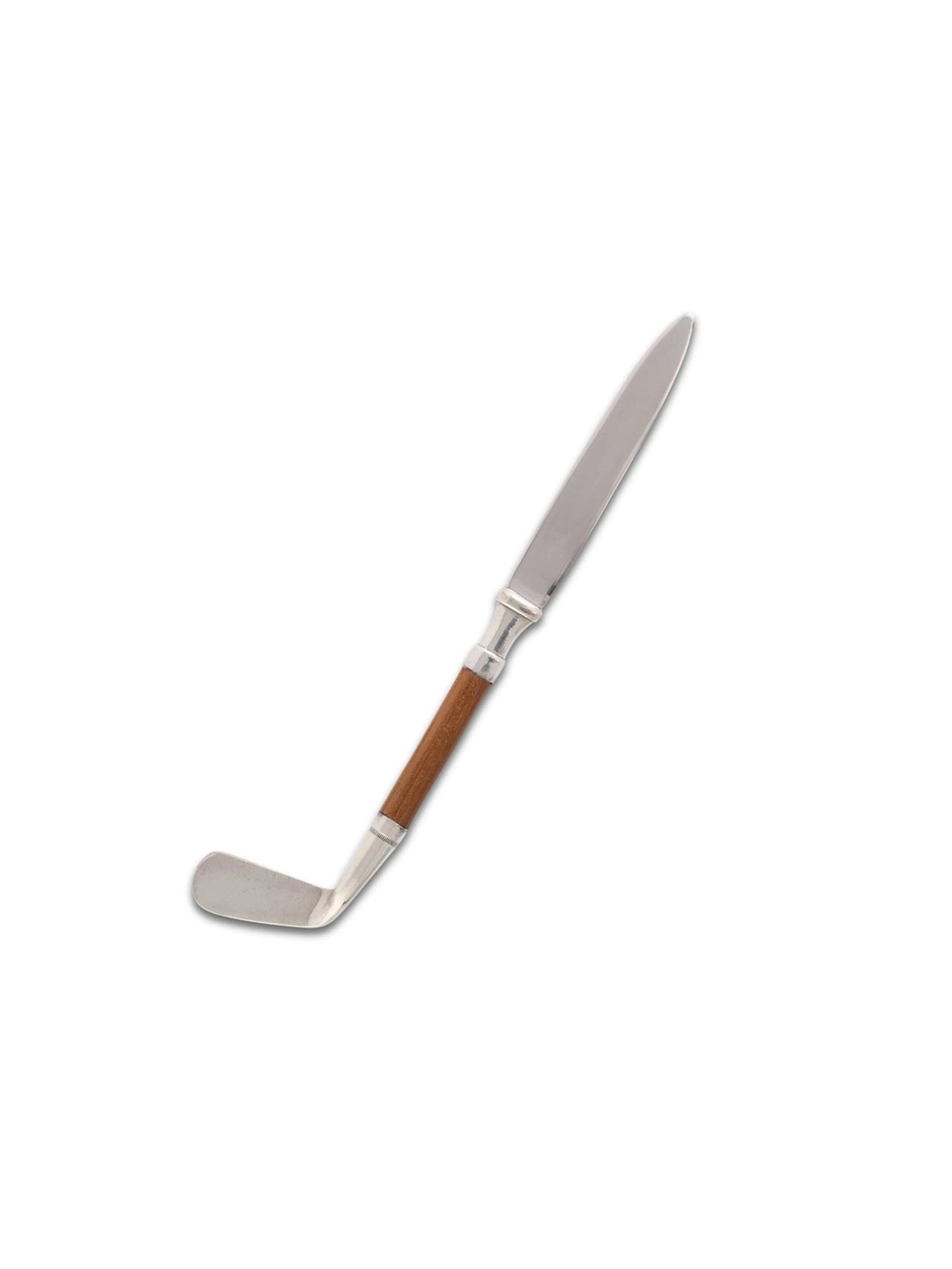 Golf Club Pewter and Teak Letter Opener Weston Table SP