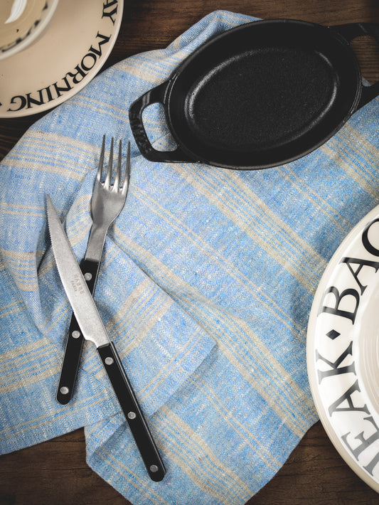 Hamptons Linen Kitchen Towel Weston Table