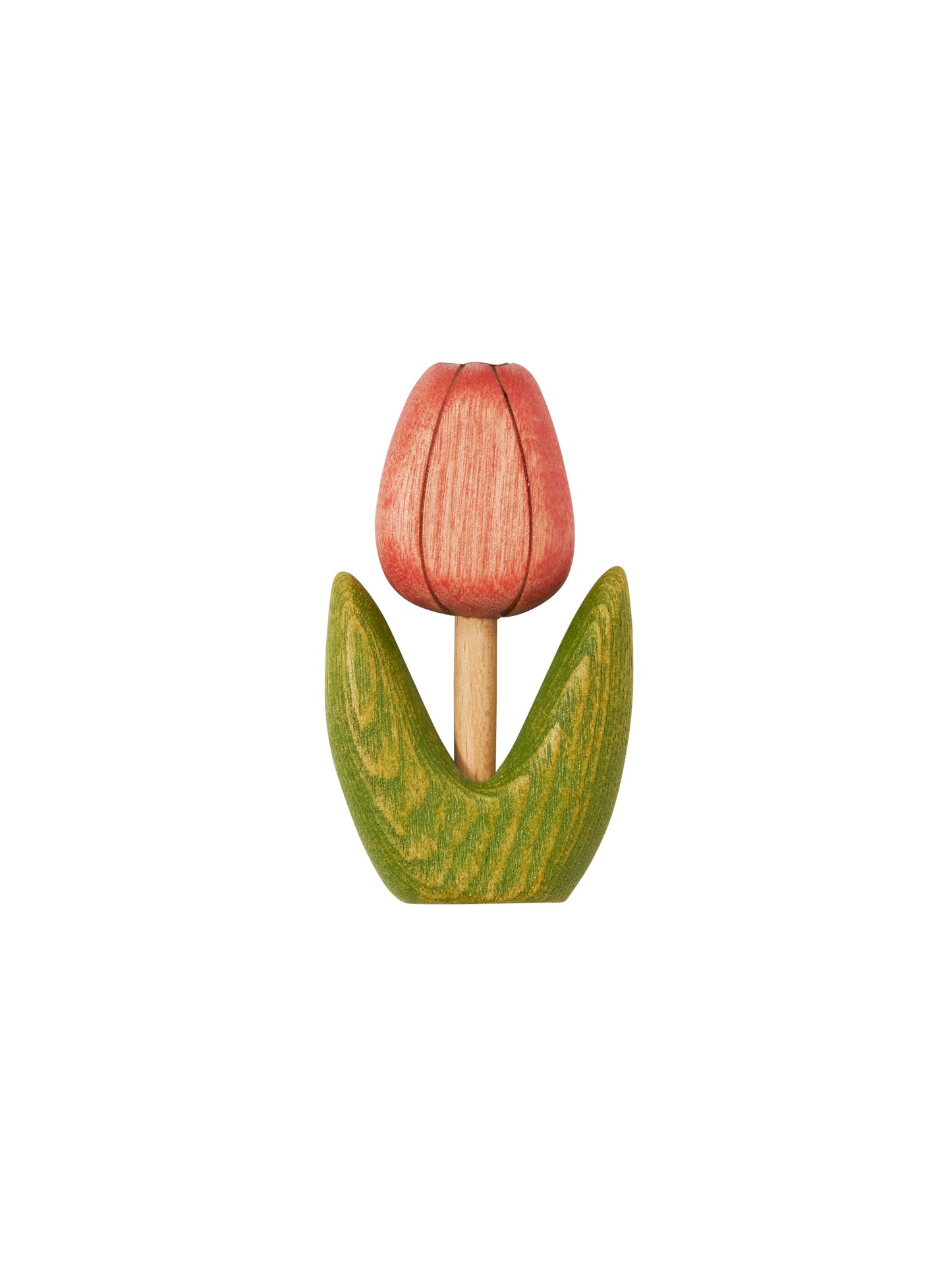 Hand Carved Tulip Flower Red Weston Table