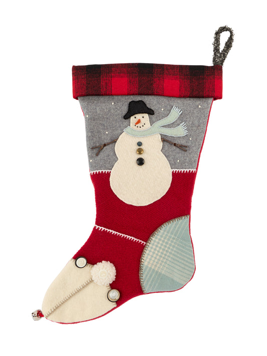 Heirloom Snowman Stocking Weston Table