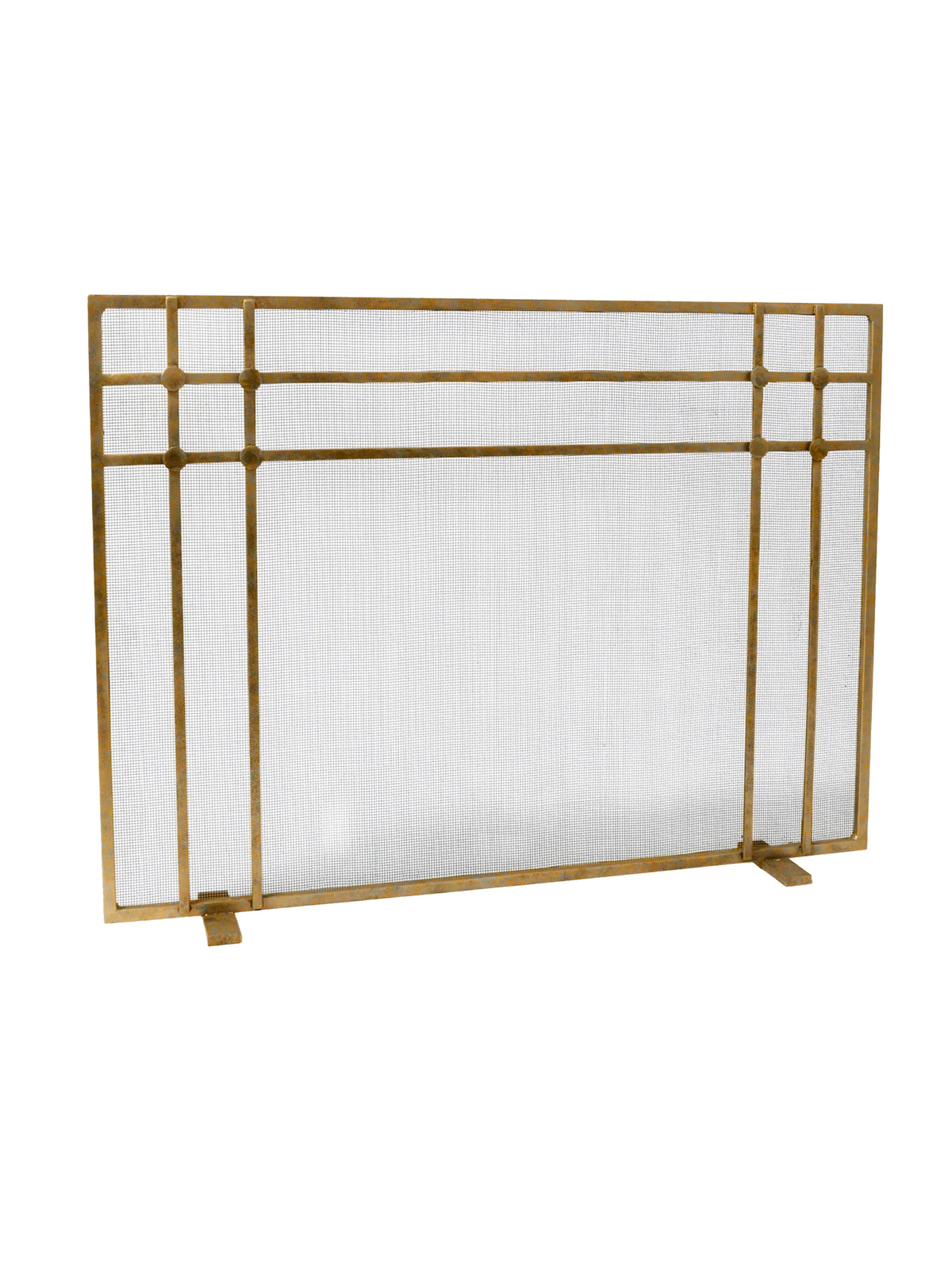 Henry Fireplace Screen Aged Gold Weston Table