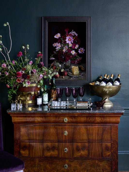 Honey and Anemone Framed Fine Art Photograph Weston Table