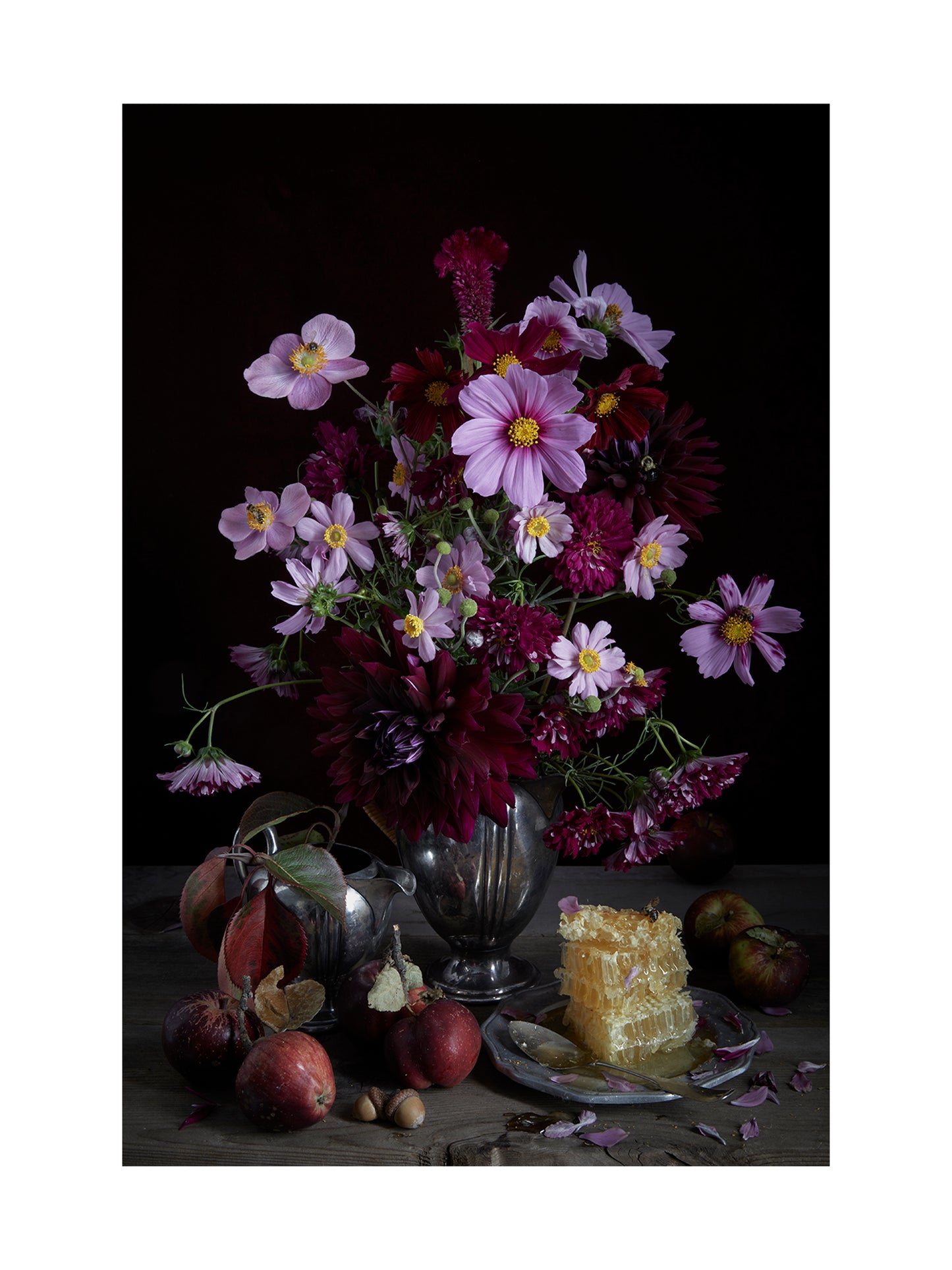 Honey and Anemone Framed Fine Art Photograph Weston Table