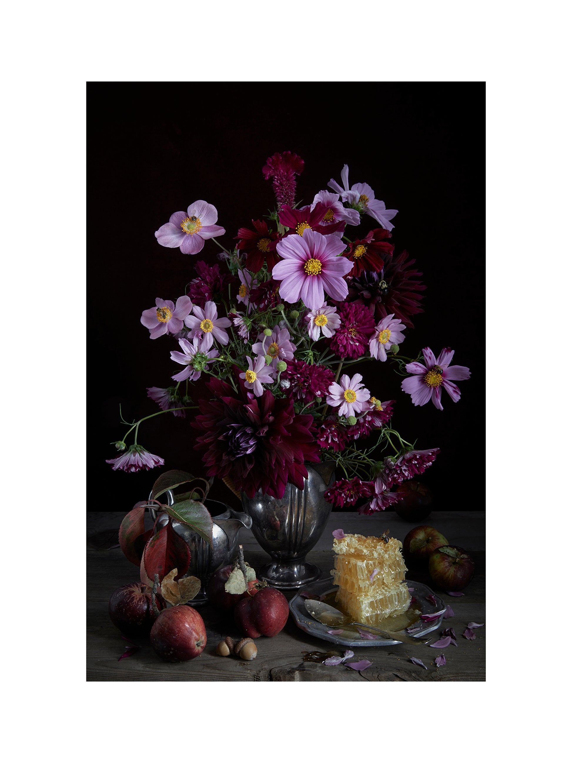 Honey and Anemone Framed Fine Art Photograph Weston Table