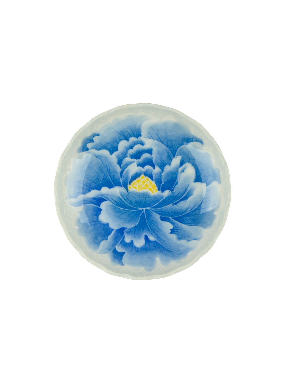 Japanese Porcelain Mamezara Peony Plate Weston Table
