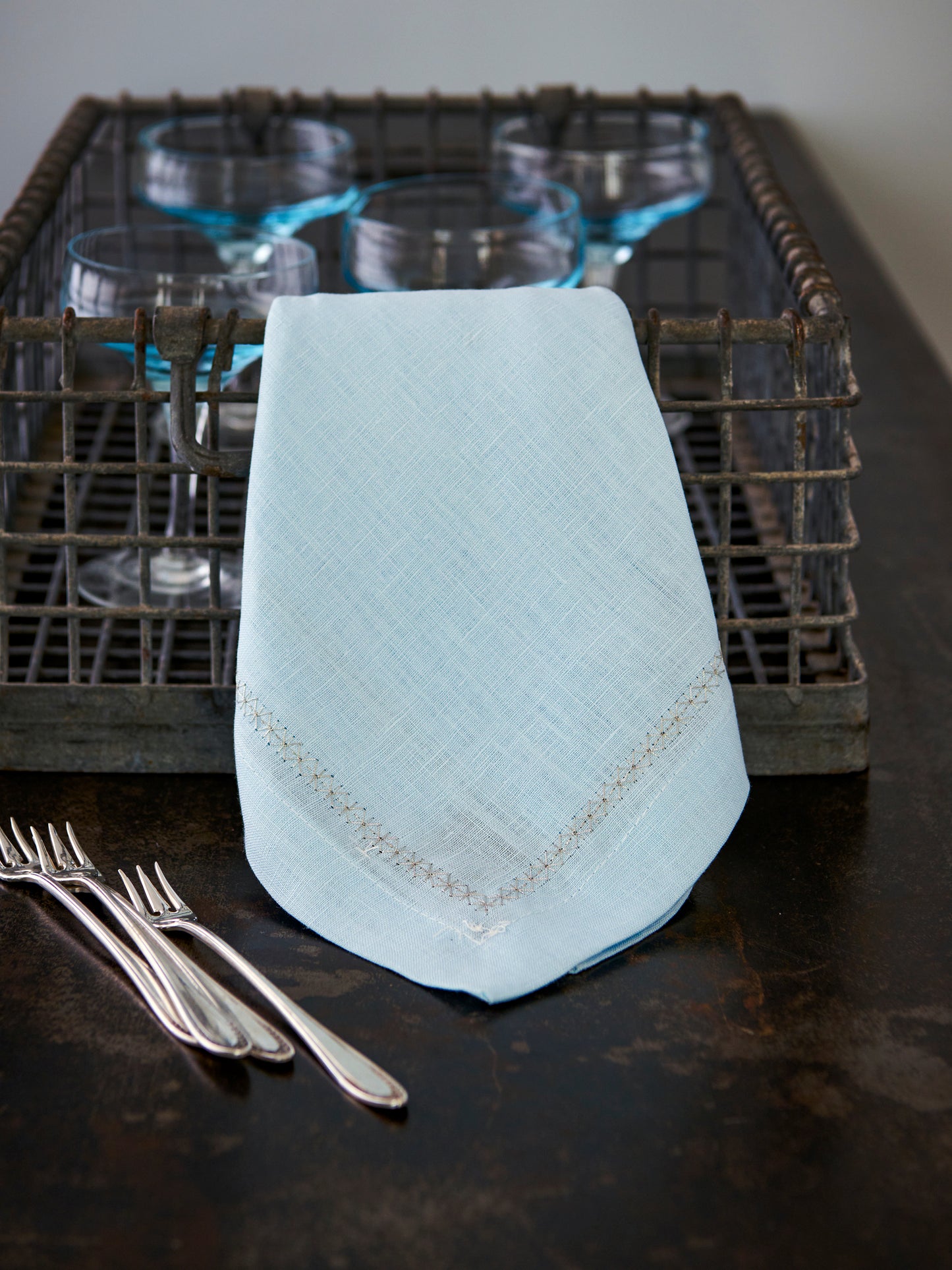 Kim Seybert Sky Classic Napkin Set Weston Table