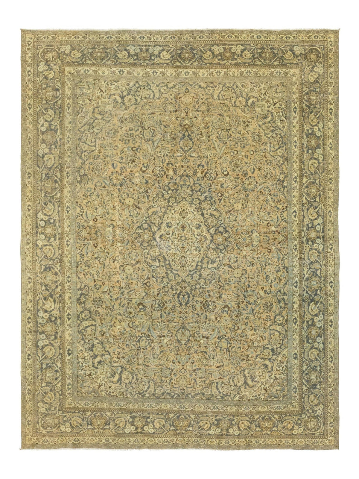 Landry & Arcari 1930 Persian Kashan Handwoven Rug Weston Table