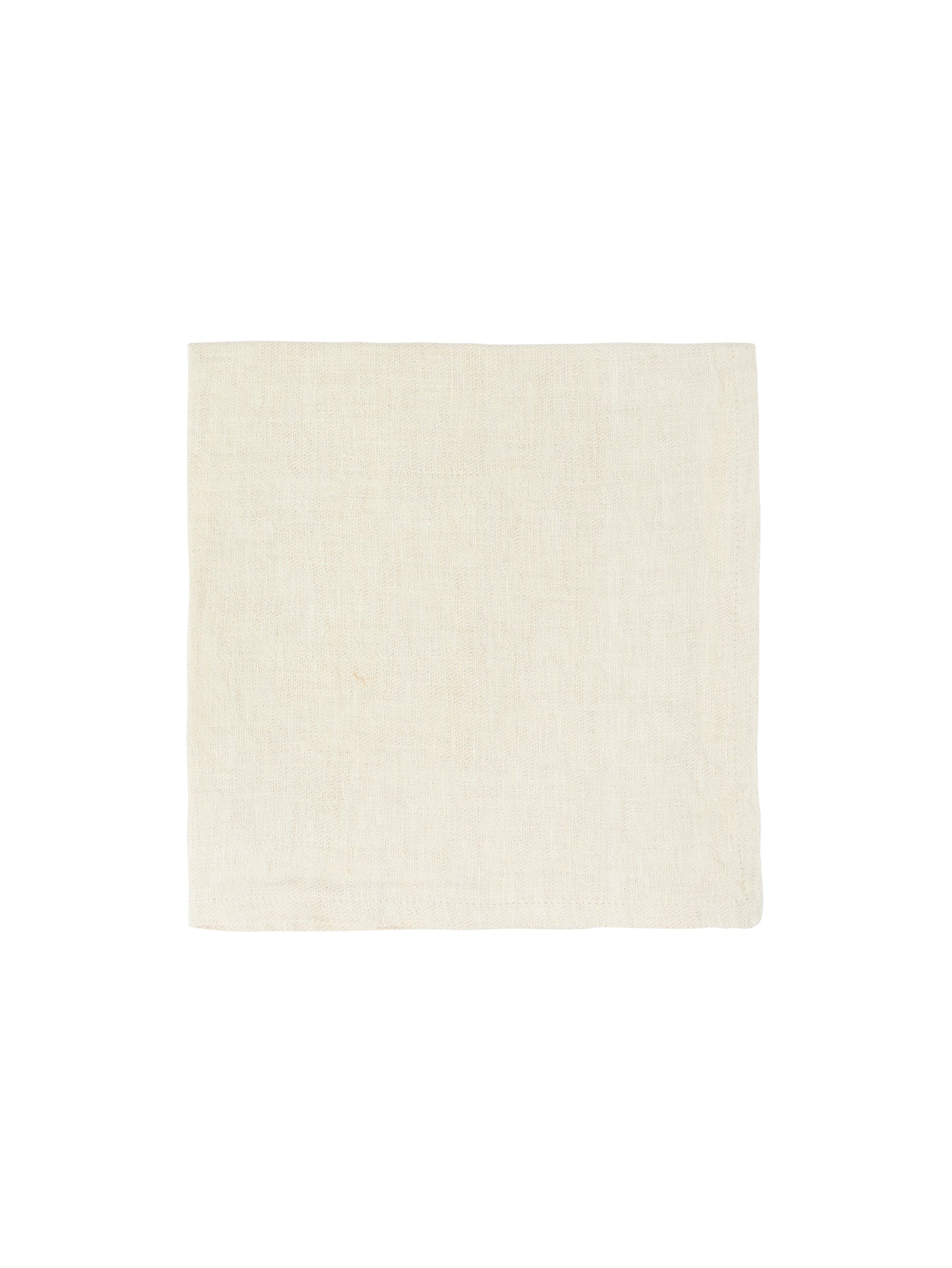 Double Sided Linen Dinner Napkins Cream and Linen Weston Table