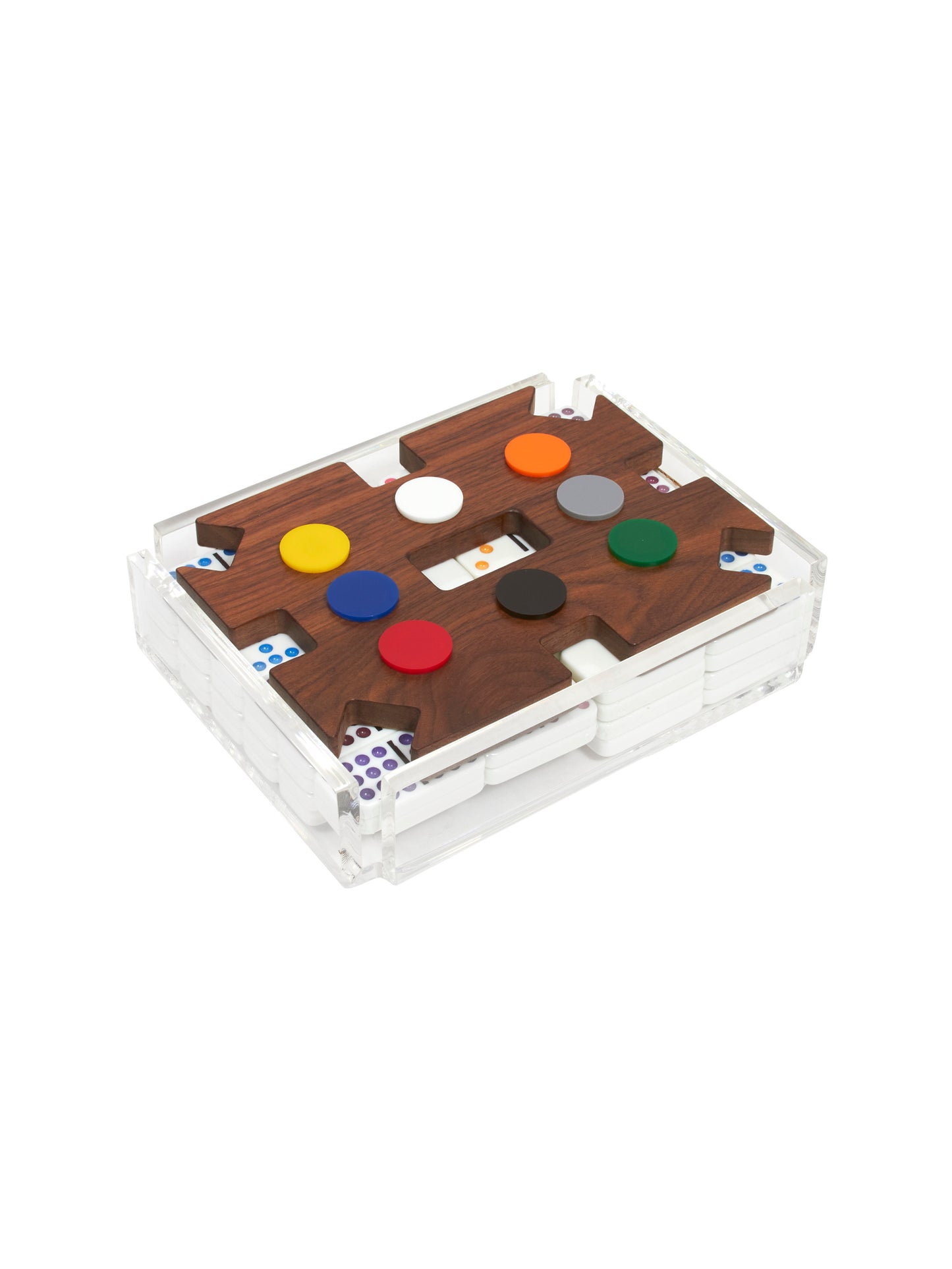 Luxe Mexican Train Dominoes Set Weston Table