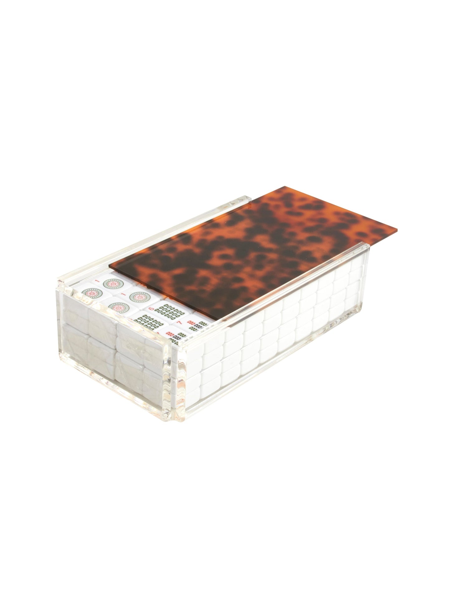 Luxe Tortoise Mahjong Set Weston Table