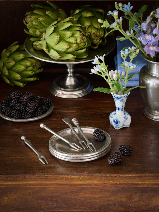 MATCH Pewter Assorted Olive Cocktail Forks Weston Table