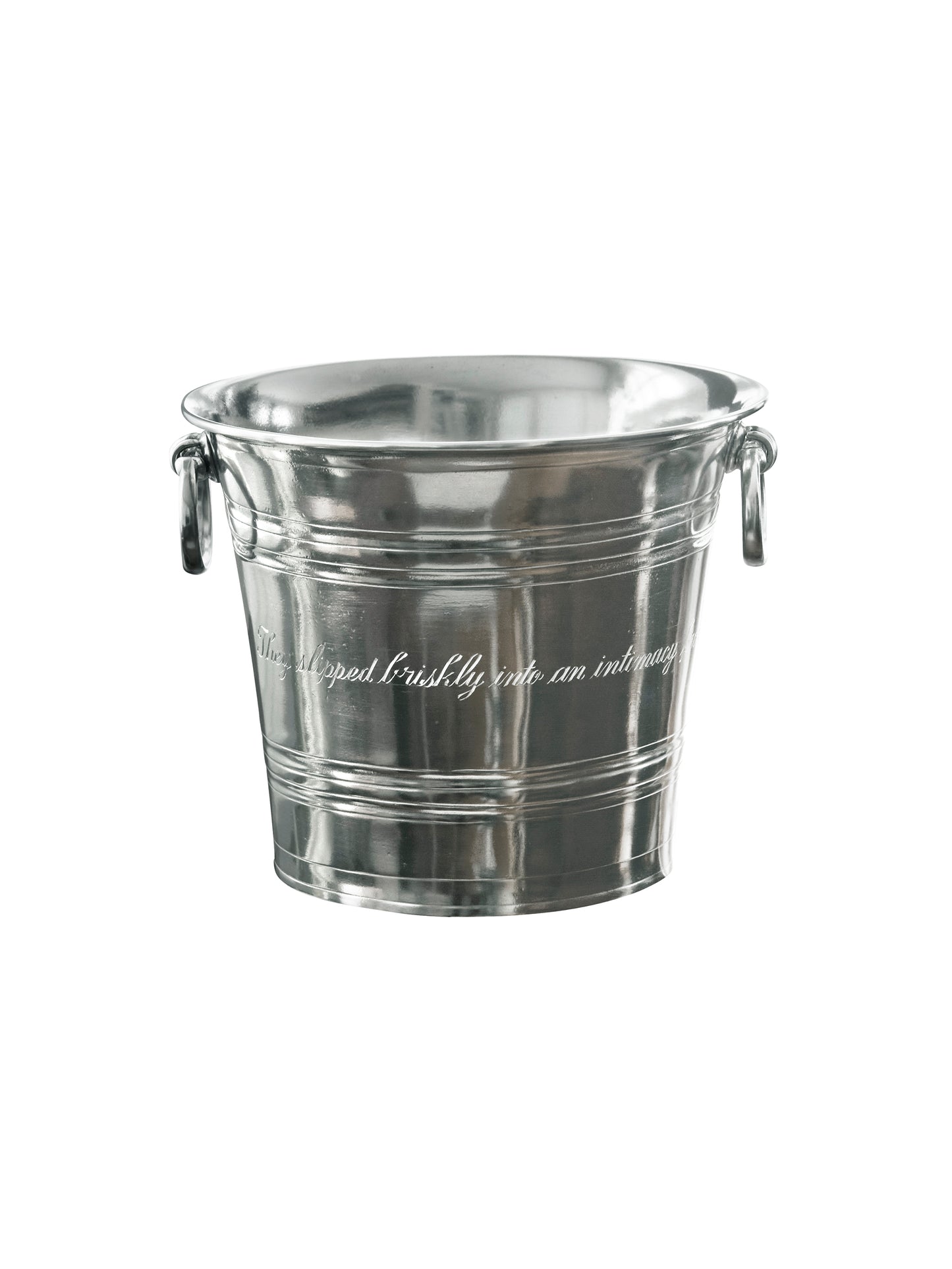 MATCH Pewter F. Scott Fitzgerald Quote Custom Engraved Champagne Bucket Weston Table