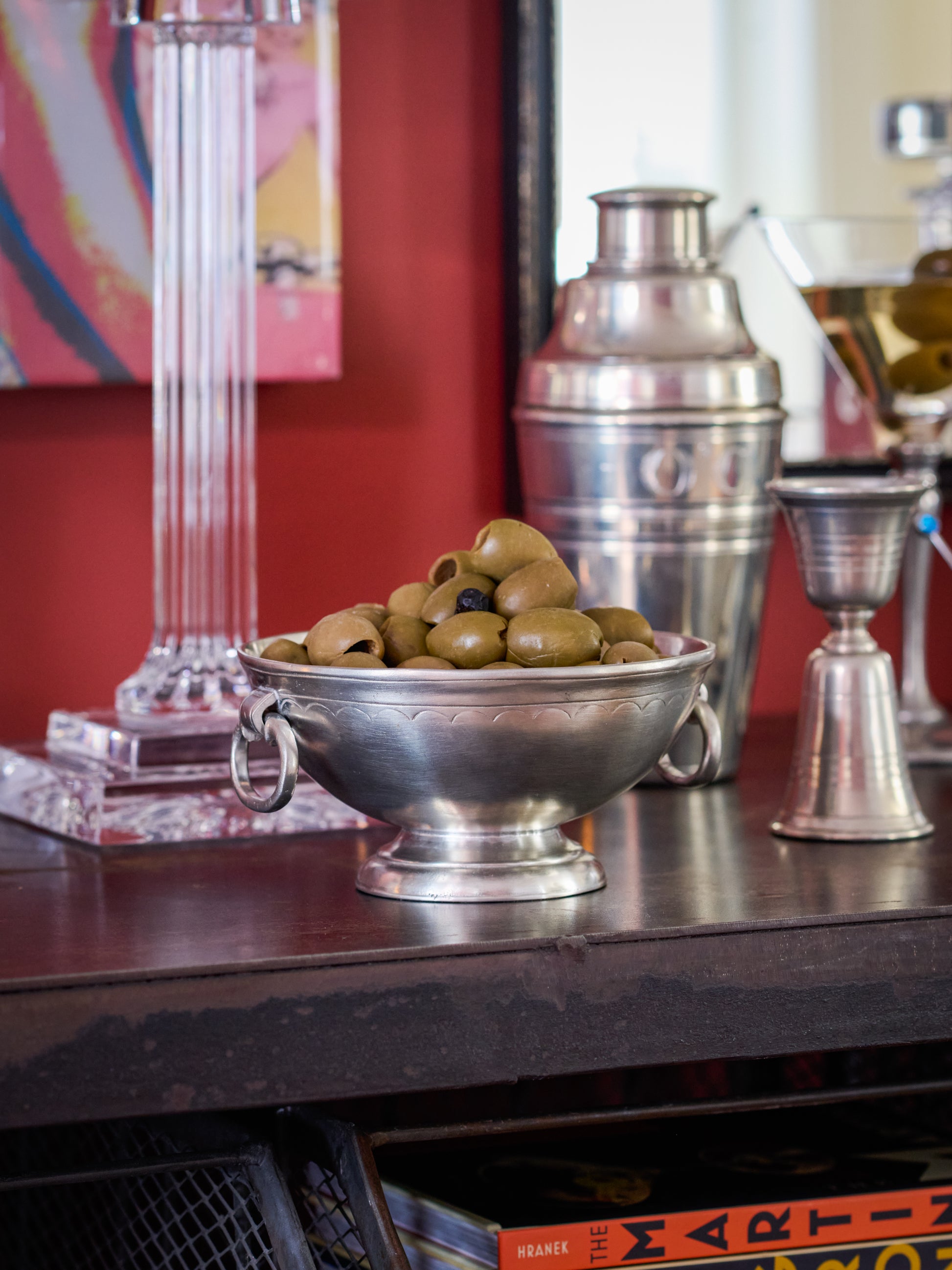 MATCH Pewter Deep Footed Bowl with Rings Weston Table