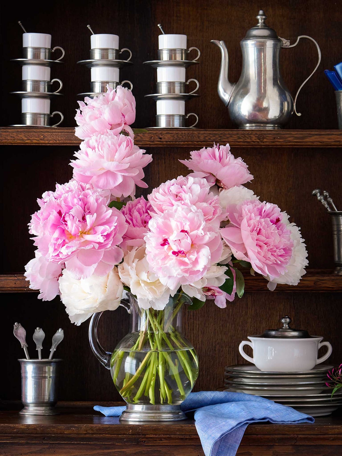 MATCH Pewter Glass Pitcher Weston Table