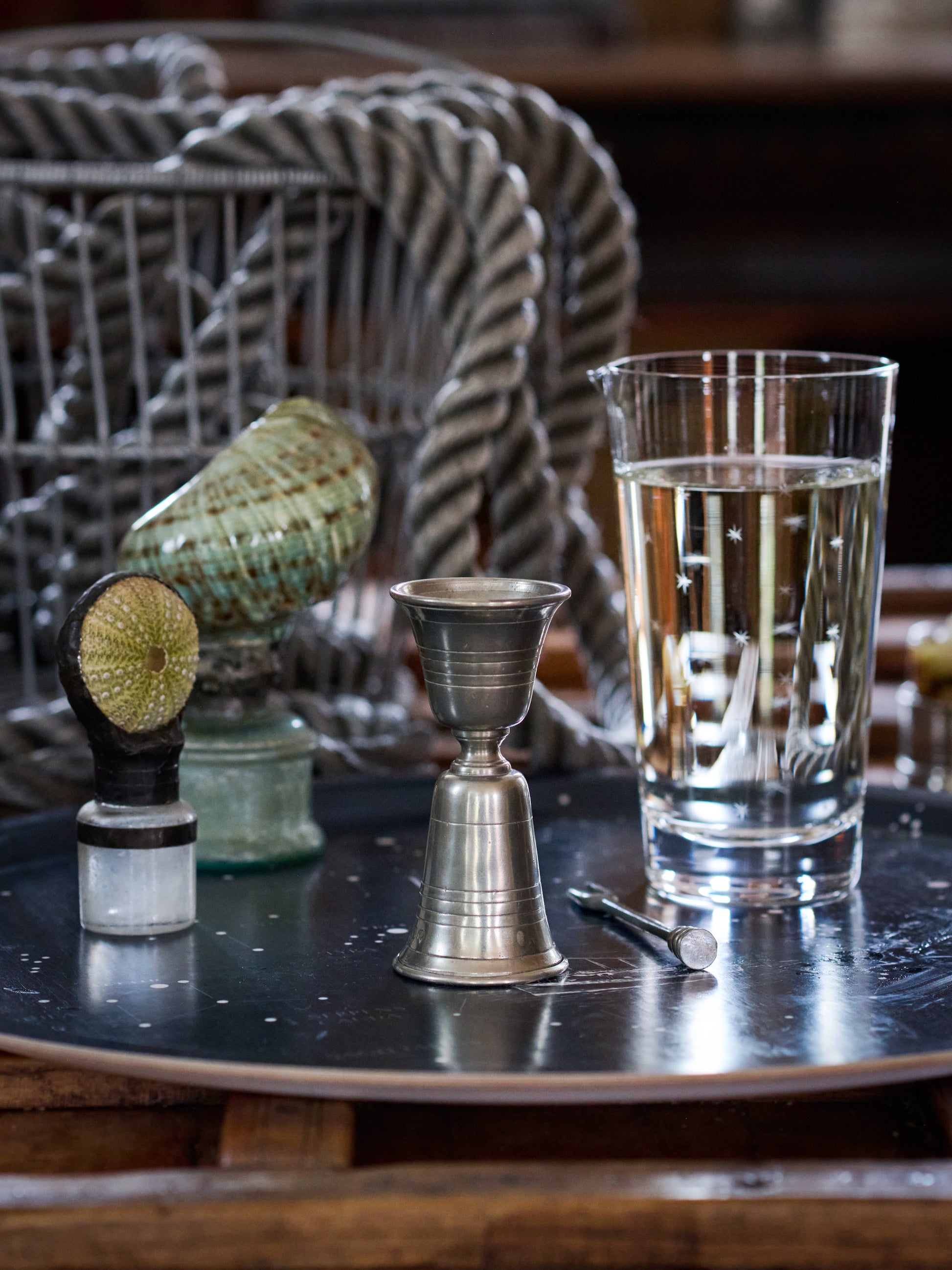 MATCH Pewter Jigger Weston Table