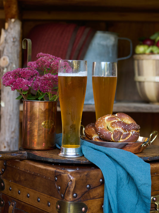 MATCH Pewter Pilsner Beer Glass Weston Table