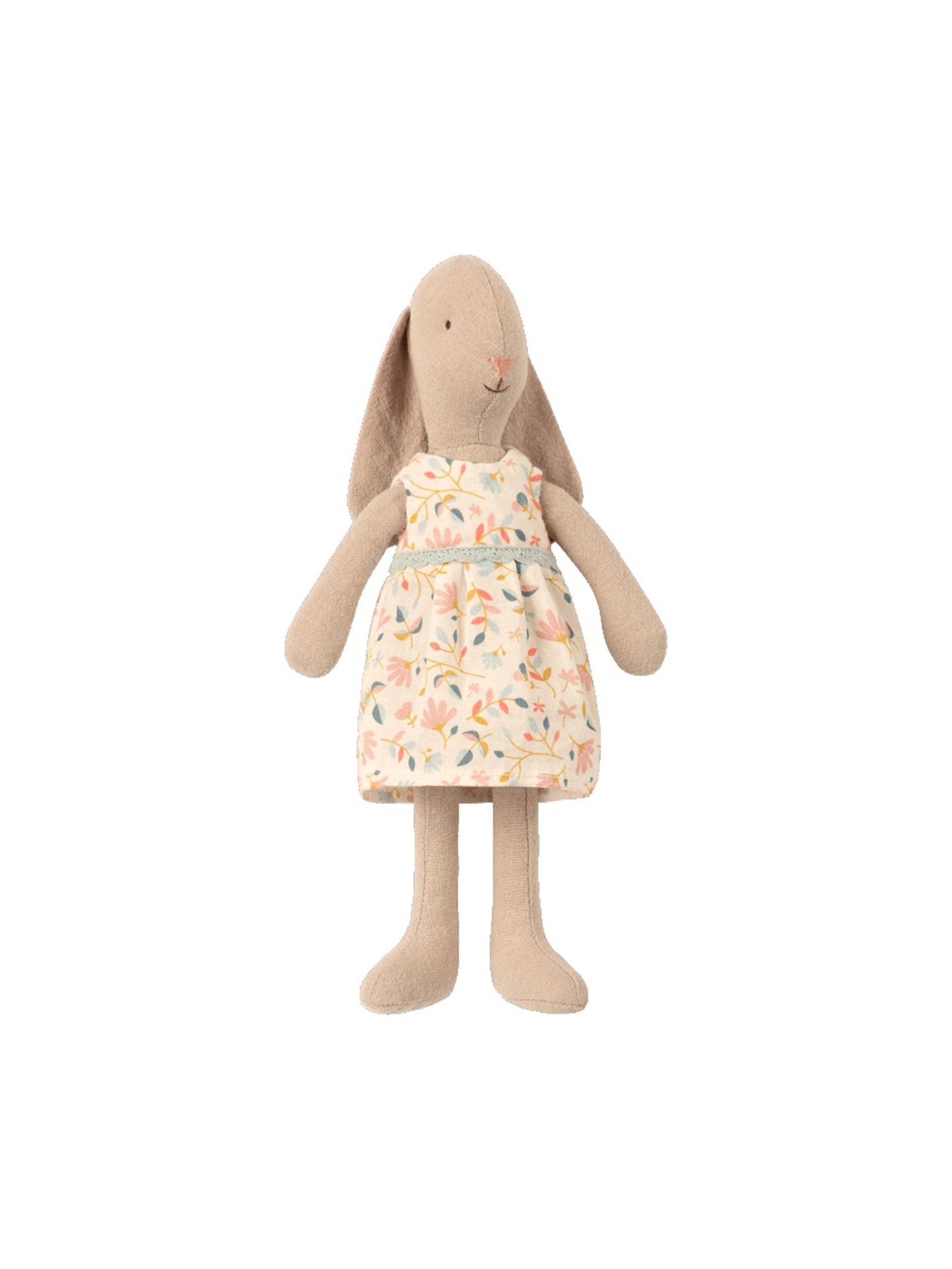 Maileg Bunny Size 1 Peach Flower Dress Weston Table