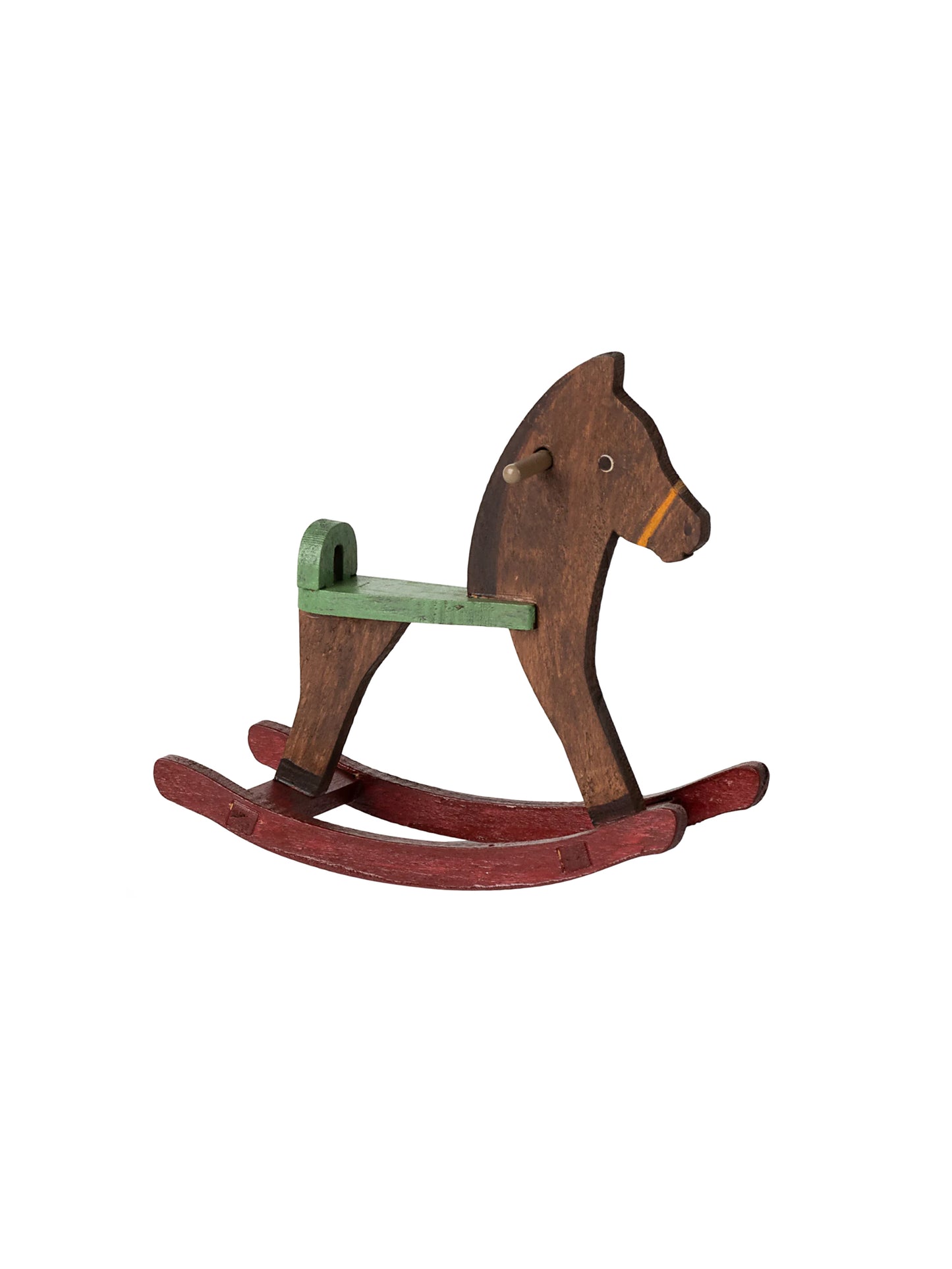 Maileg Mouse Rocking Horse Dark Brown Weston Table